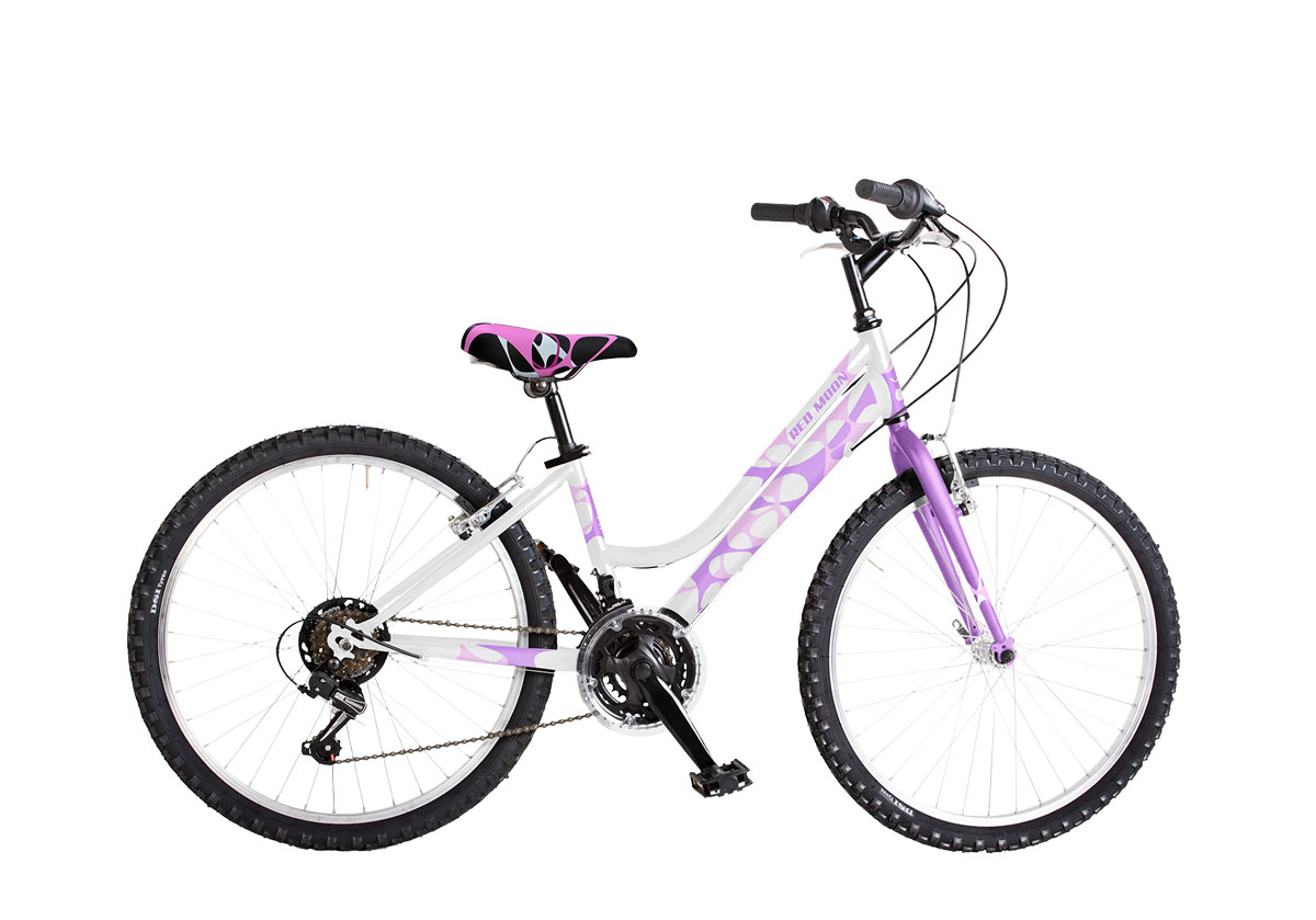 MTB 24" RED MOON SH TY 22 18v. Donna 38 Bianco